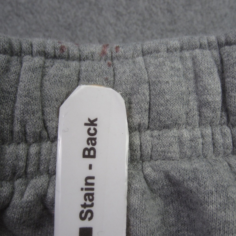 Nike Jogger Mens Small Gray Sweatpants Fleece Cuffed Cotton Blend - Picture 11 of 12